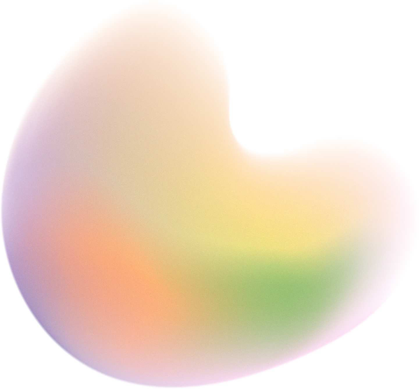 Soft Textured Gradient Blob